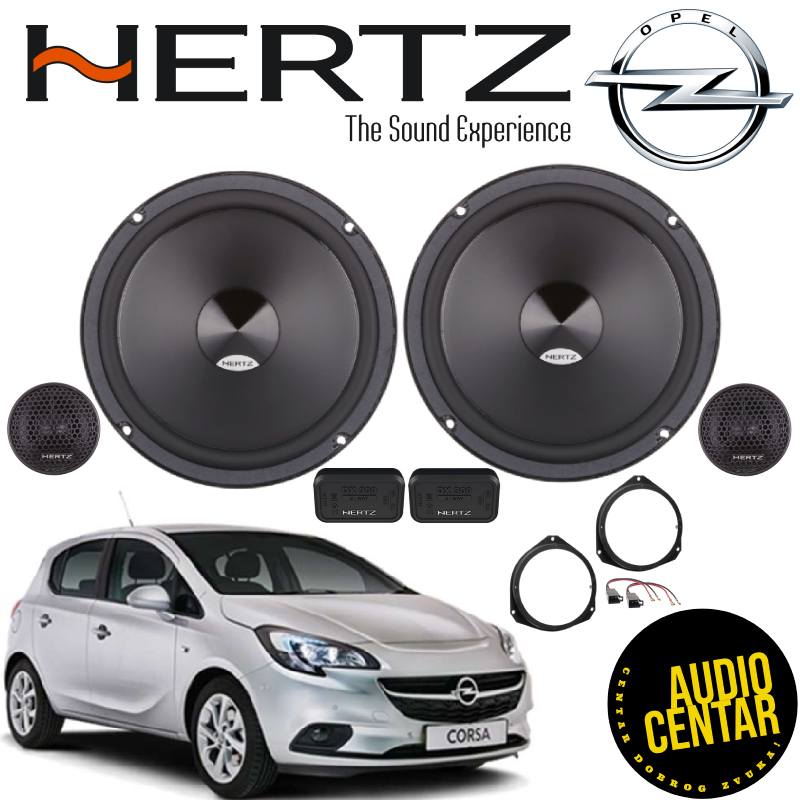 Opel Corsa (E) komplet zvučnika Hertz Dieci CS