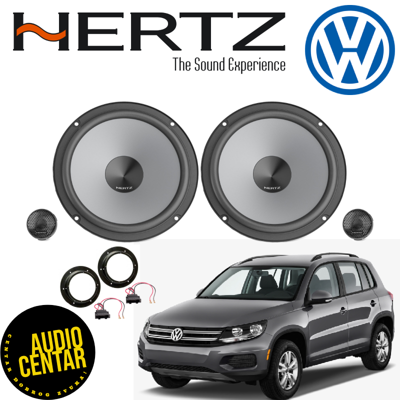 Volkswagen Tiguan 1 komplet zvučnika Hertz Uno CS