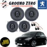 Peugeot 307 komplet zvučnika Ground Zero Iridium CX4
