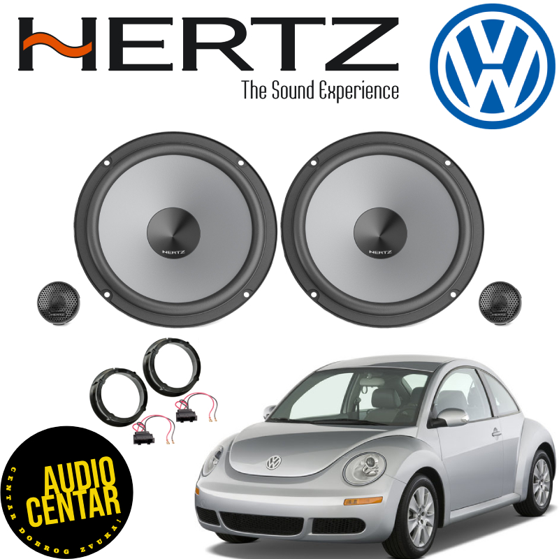 Volkswagen New Beetle komplet zvučnika Hertz Uno CS