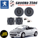 Peugeot 206CC komplet zvučnika Ground Zero Iridium CX4