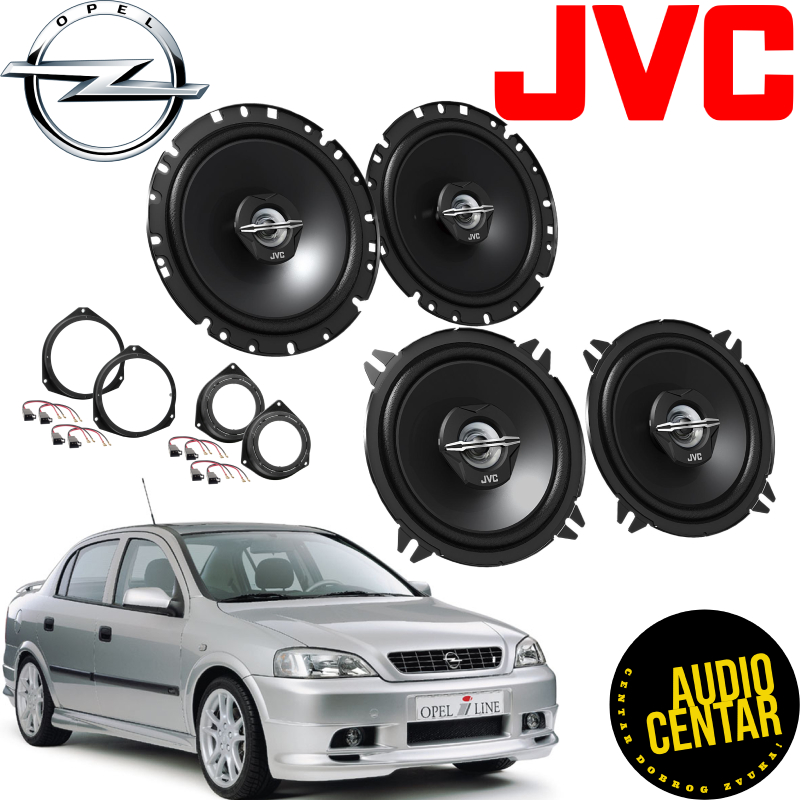 Opel Astra (G) komplet zvučnika JVC CS-J CX4100