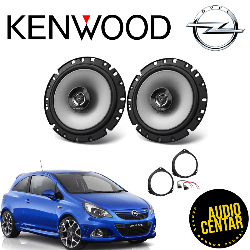 Opel Corsa (D) komplet zvučnika Kenwood Stage CX