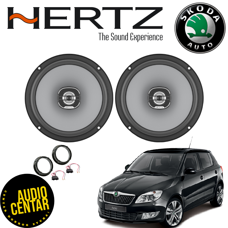 Škoda Fabia 2 komplet zvučnika Hertz Uno CX