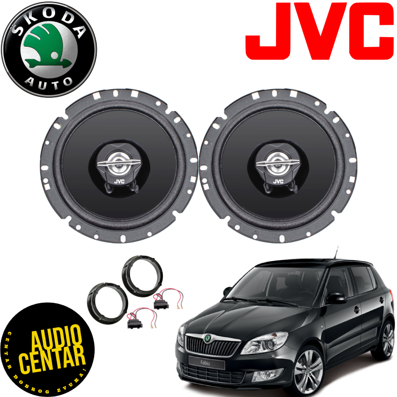 Škoda Fabia 2 komplet zvučnika JVC CS-J CX