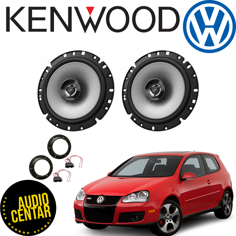 Volkswagen Golf 5 komplet zvučnika Kenwood Stage CX