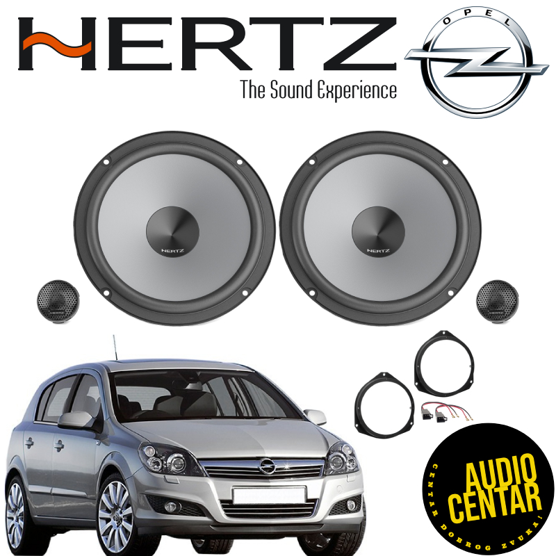 Opel Astra (H) komplet zvučnika Hertz Uno CS