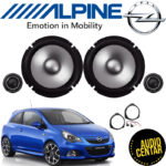 Opel Corsa (D) komplet zvučnika Alpine SCS