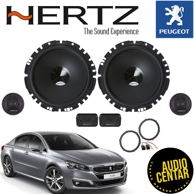 Peugeot 508 komplet zvučnika Hertz Dieci CS
