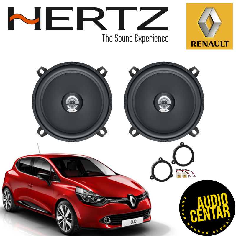 Renault Clio 4 komplet zvučnika Hertz Dieci CX130