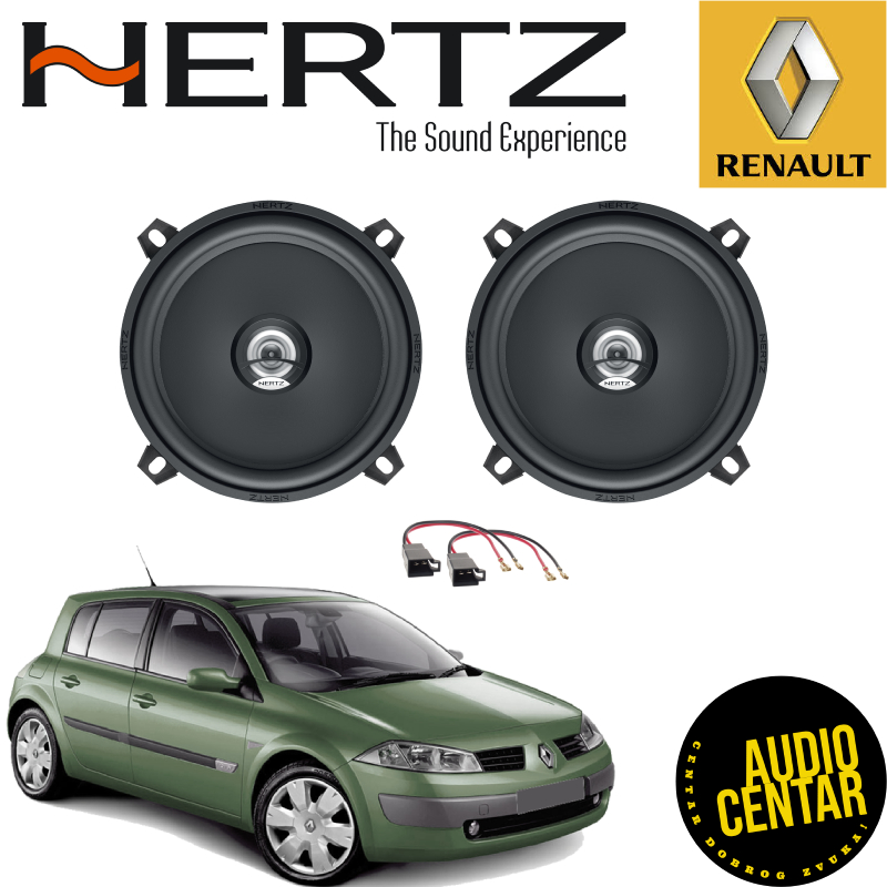 Renault Megane 2 komplet zvučnika Hertz Dieci CX