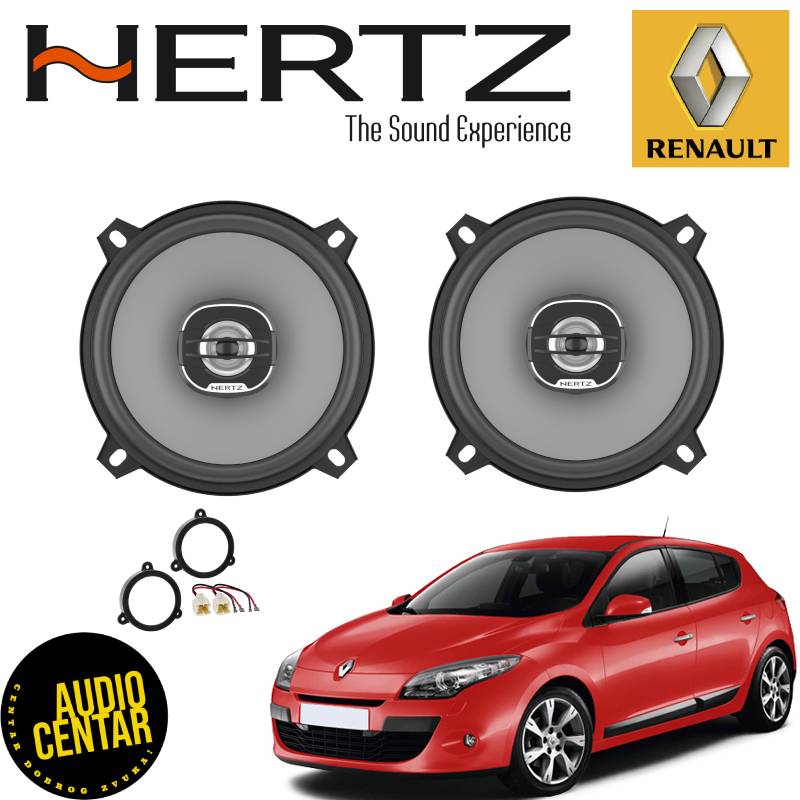 Renault Megane 3 komplet zvučnika Hertz Uno CX
