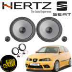 Seat Ibiza 6L komplet zvučnika Hertz Uno CS