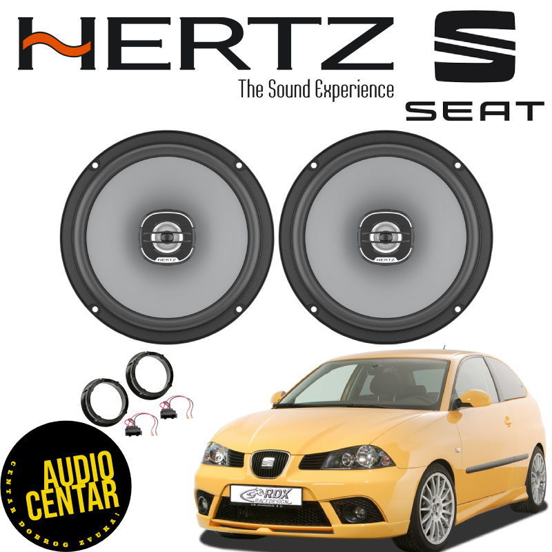 Seat Ibiza 6L komplet zvučnika Hertz Uno CX