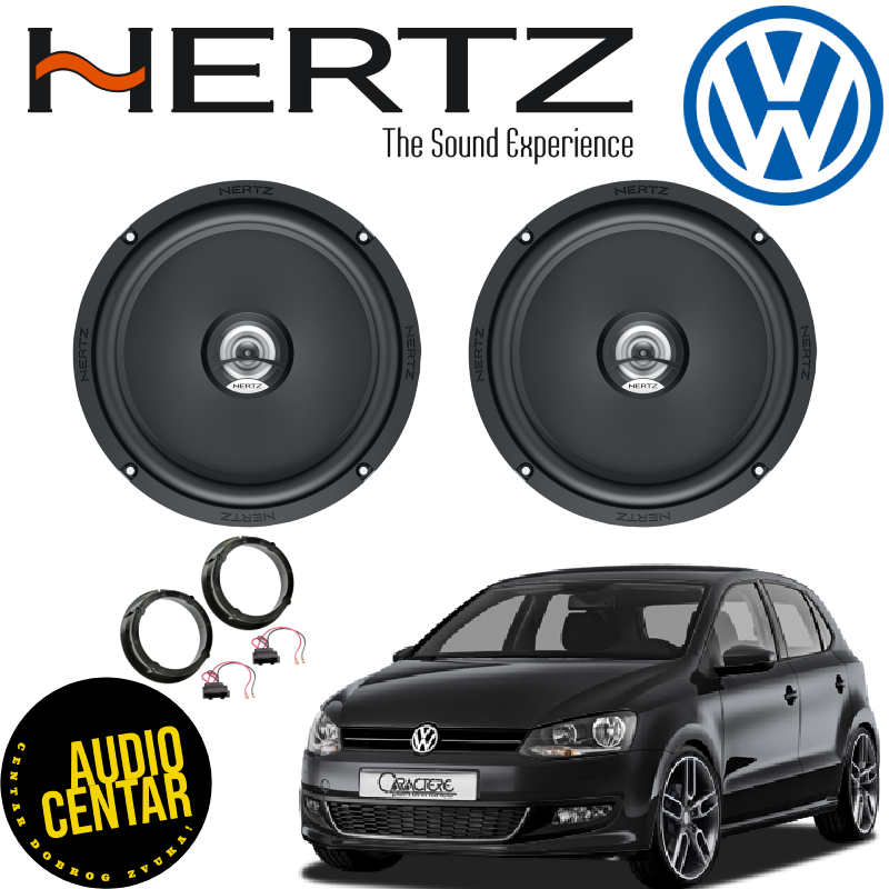 Volkswagen Polo 6R komplet zvučnika Hertz Dieci CX