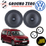 Volkswagen Caddy Mk3 komplet zvučnika Ground Zero GZCS 200VW