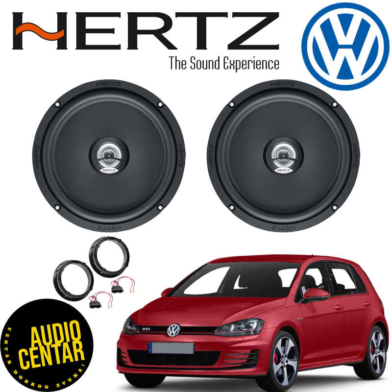 Volkswagen Golf 7 komplet zvučnika Hertz Dieci CX