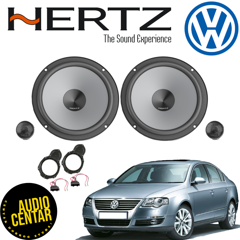 Volkswagen Passat B6 komplet zvučnika Hertz Uno CS