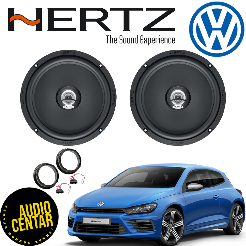 Volkswagen Scirocco komplet zvučnika Hertz Dieci CX