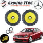 Mercedes C W204 komplet zvučnika Ground Zero Titanium CSM