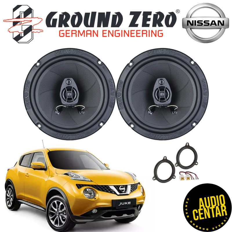 Nissan Juke komplet zvučnika Ground Zero Iridium CX