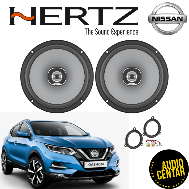 Nissan Qashqai komplet zvučnika Hertz Uno CX