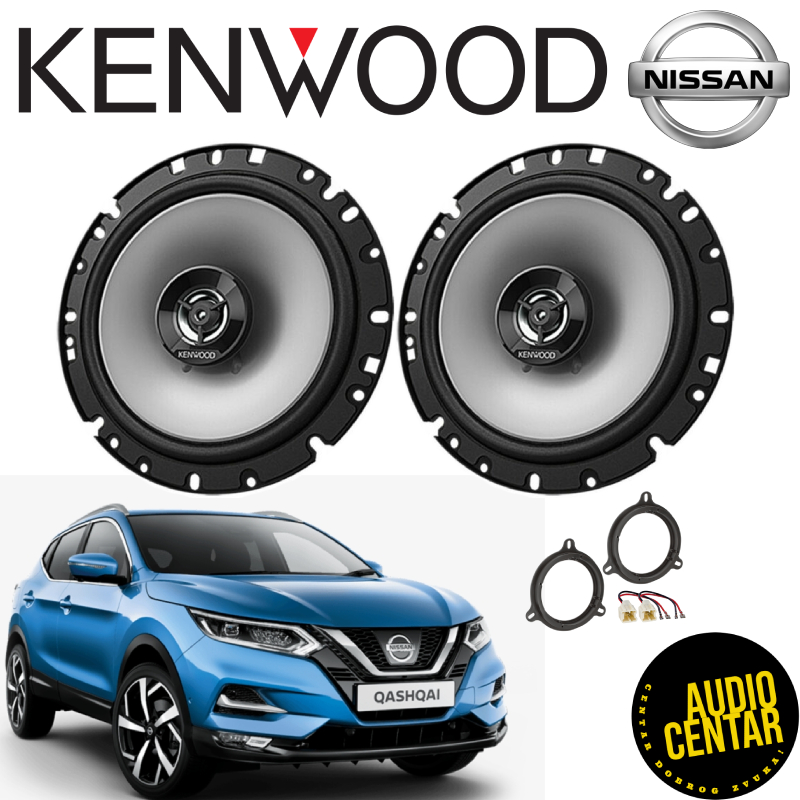 Nissan Qashqai komplet zvučnika Kenwood Stage CX