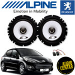 Peugeot 207 komplet zvučnika Alpine SXE CX