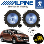 Peugeot 3008 komplet zvučnika Alpine SXE CS