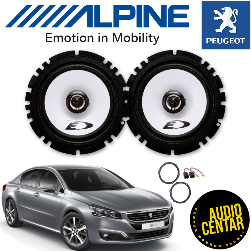Peugeot 508 komplet zvučnika Alpine SXE CX