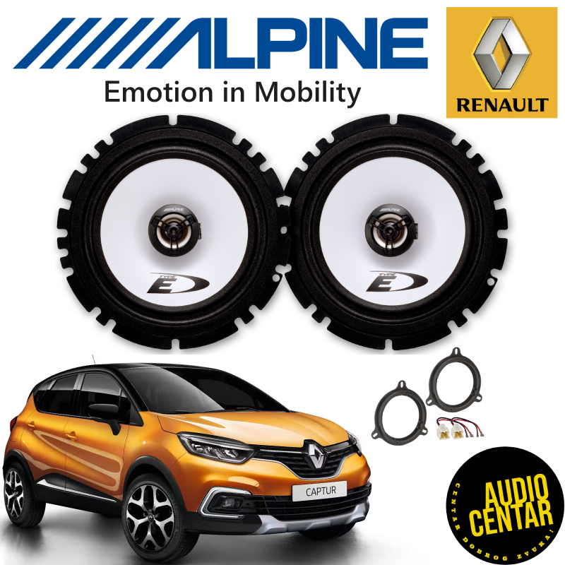 Renault Captur komplet zvučnika Alpine SXE CX