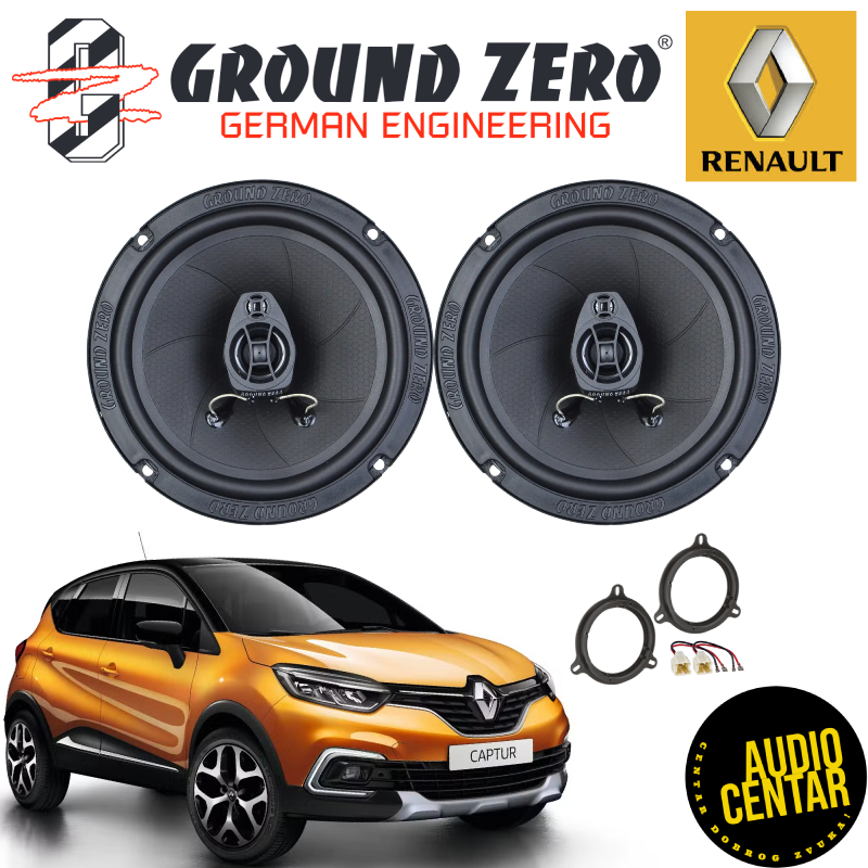 Renault Captur komplet zvučnika Ground Zero Iridium CX