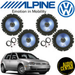 Volkswagen Golf 4 komplet zvučnika Alpine SXEB CX4