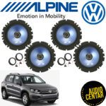 Volkswagen Tiguan 1 komplet zvučnika Alpine SXEB CX4
