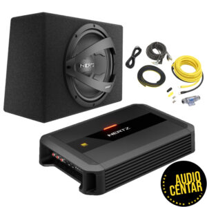 Hertz bass komplet sa 4-kanlanim pojacalom woofer-om i setom naposnkih kablova
