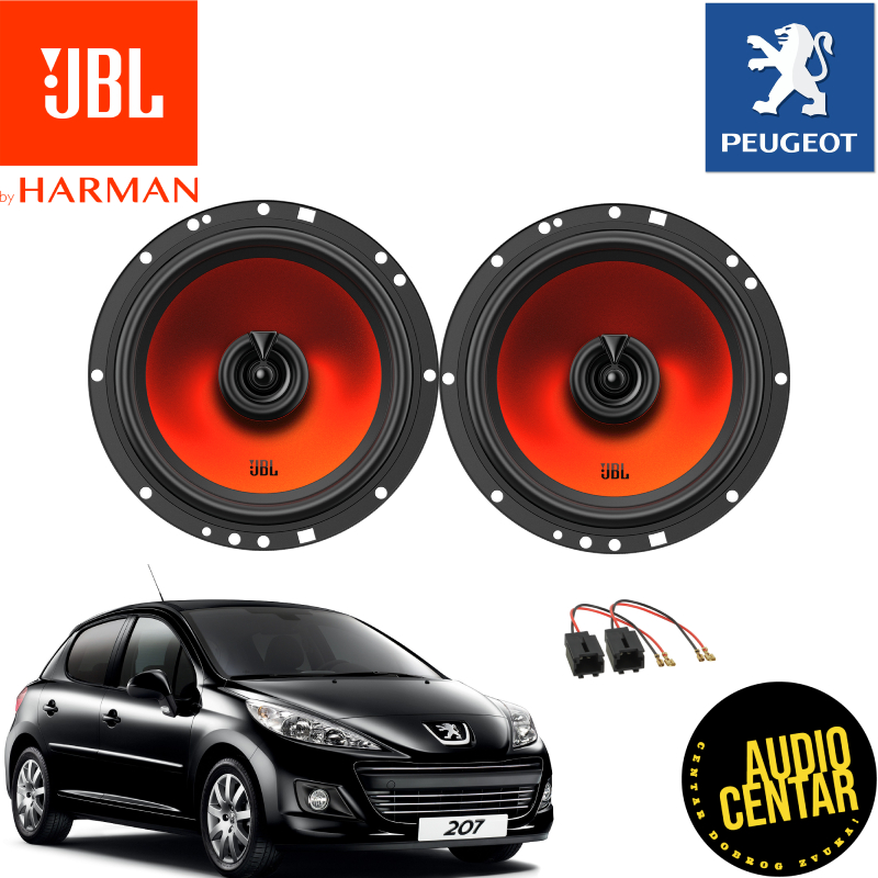 Peugeot 207 zvučnici JBL Stage1 CX