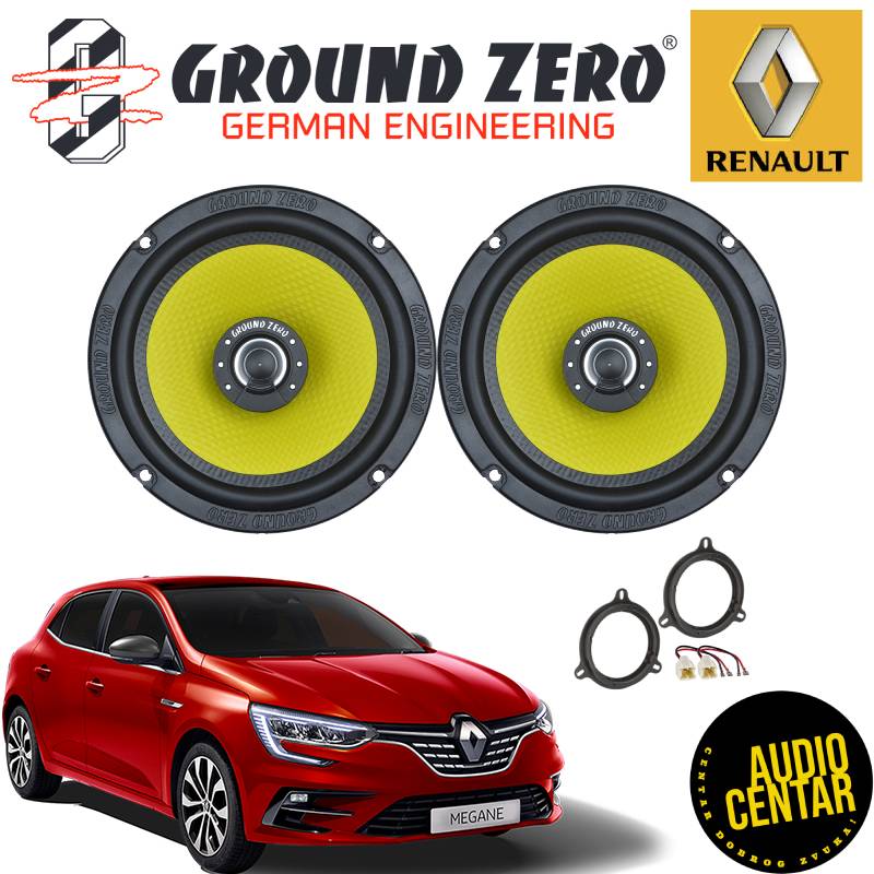 Renault Megane 4 zvučnici Ground Zero Titanium CX