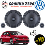 Volkswagen Golf 8 zvučnici Ground Zero GZCS2