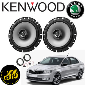 Komplet prednjih Kenwood zvučnika za Škoda Rapid