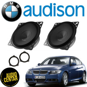 Prednji komponentni mid/bass Hertz zvucnici Audison Prima sive boje za BMW 3 E90