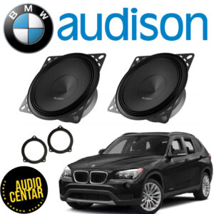 Prednji komponentni mid/bass Hertz zvucnici Audison Prima sive boje za BMW X1 E84
