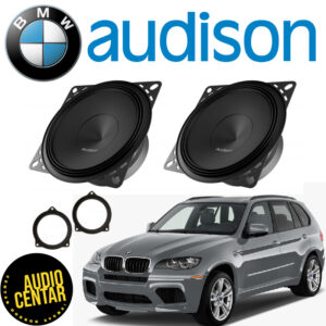 Prednji komponentni mid/bass Hertz zvucnici Audison Prima sive boje za BMW X5 E70