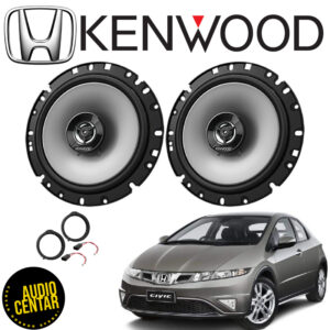 Komplet prednjih Kenwood zvučnika za Honda Civic