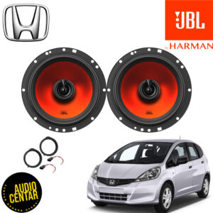 Prednji JBL koakasijalni zvučnici narandžaste boje za Honda Jazz