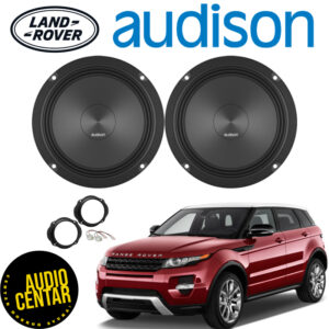 Prednji komponentni mid/bass Hertz zvucnici Audison Prima sive boje za Range Rover Evoque