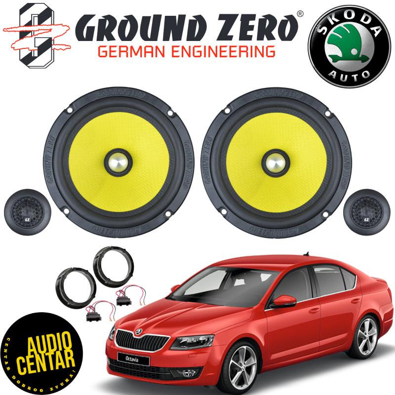 Škoda Octavia zvučnici Ground Zero Titanium CS2
