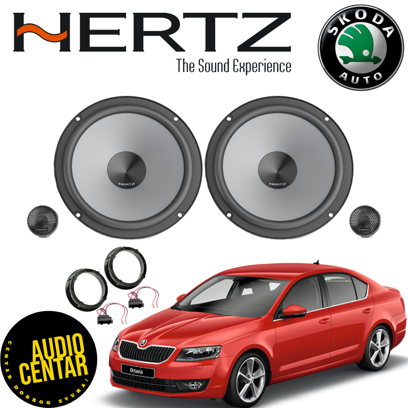 Škoda Octavia zvučnici Hertz Uno CS