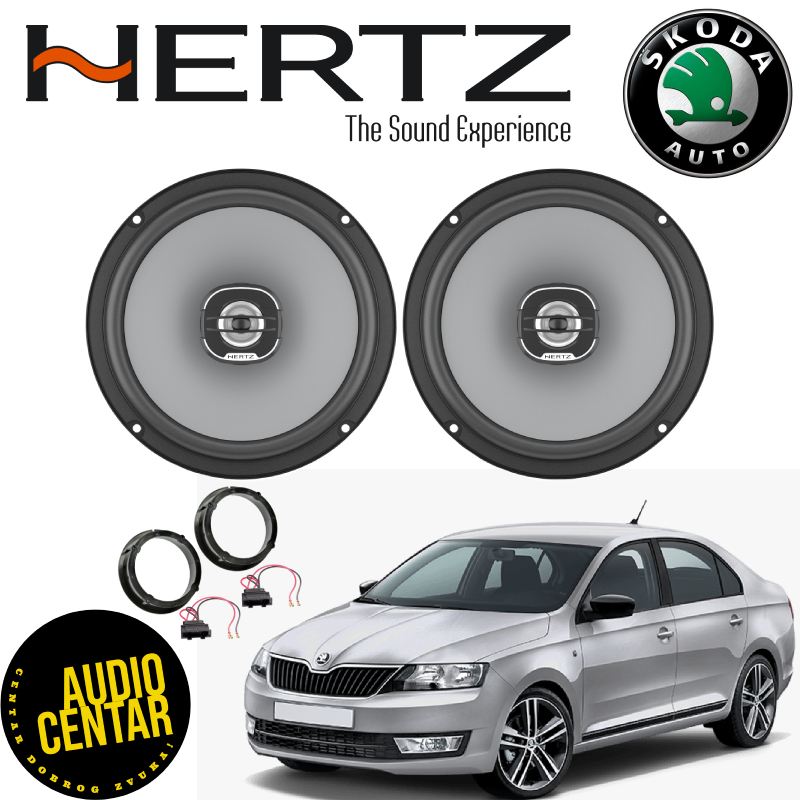 Škoda Rapid zvučnici Hertz Uno CX