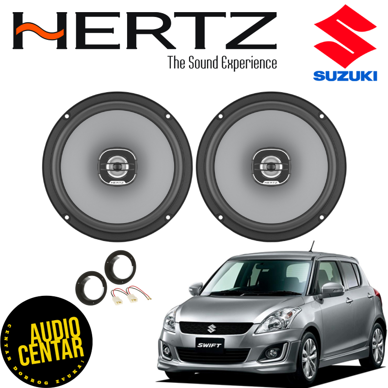 Suzuki Swift zvučnici Hertz Uno CX