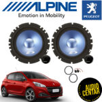 Peugeot 208 zvučnici Alpine SXE CS